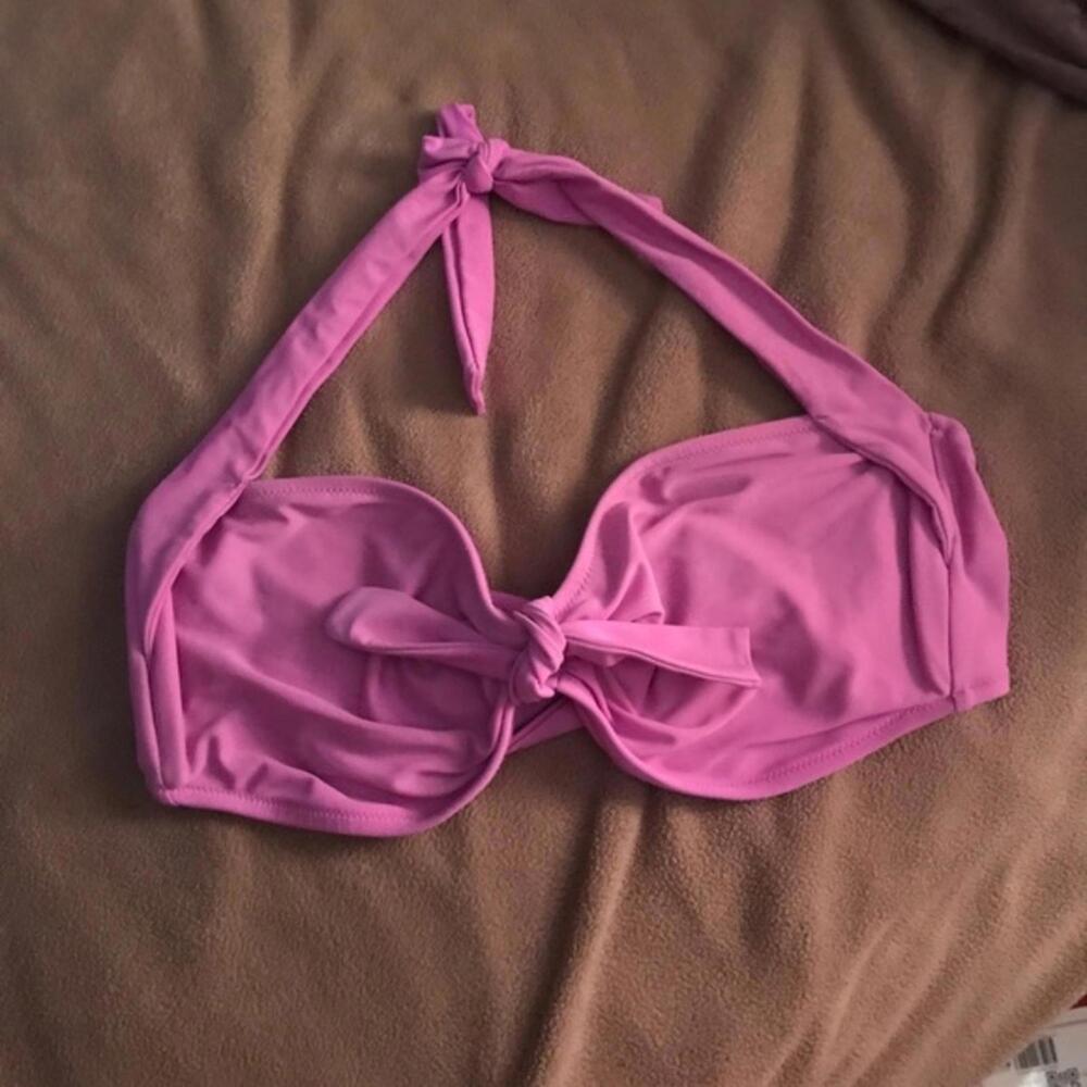 Lilac Halter Bikini Top